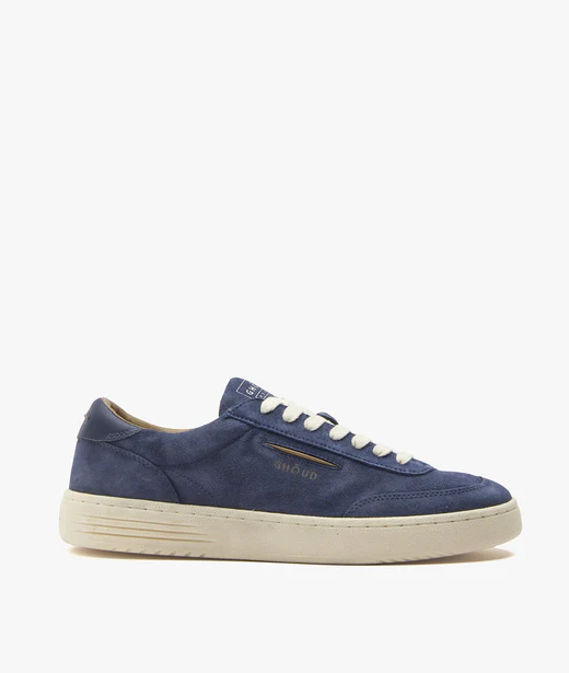 Sneaker in Pelle Lido Low / Blu