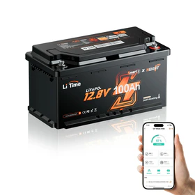 ⚡Prezzo super early bird⚡12V 100Ah H190 LiFePO4 Deep Cycle Batteria a ciclo profondo con Bluetooth 5.0 e riscaldamento - Camper sotto sedile DIN H8