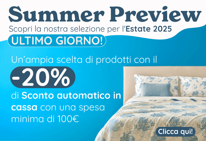 Ultimo Weekend di Extra Sconto di -40€ automatico in cassa su TUTTI i Piumini d'oca!