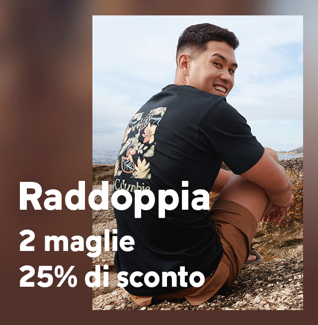 Raddoppia 2 maglie, 25% di sconto
