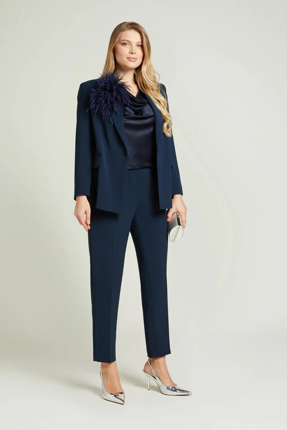 PANTALONE A SIGARETTA IN CADY FLUIDO