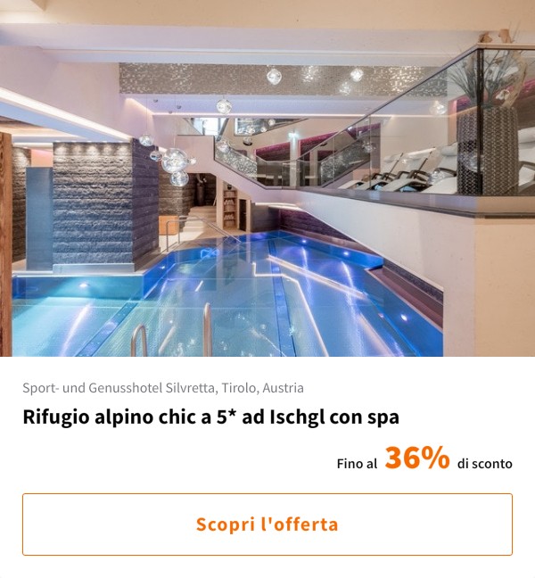 Rifugio alpino chic a 5* ad Ischgl con spa