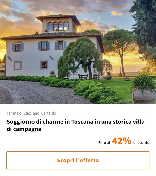 Soggiorno di charme in Toscana in una storica villa di campagna