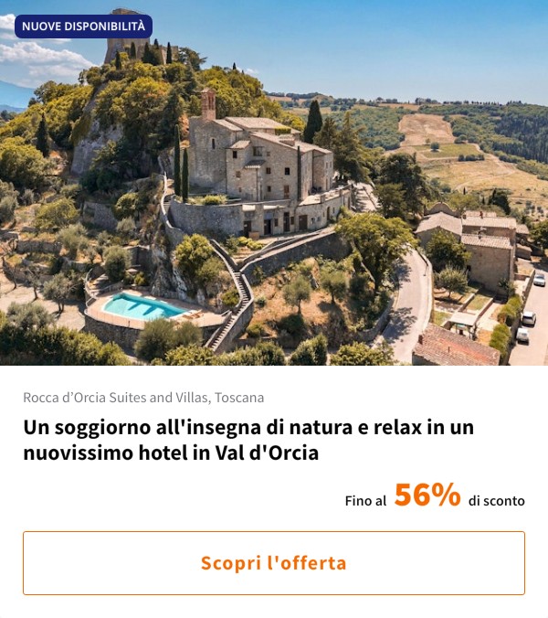 Un soggiorno all'insegna di natura e relax in un nuovissimo hotel in Val d'Orcia