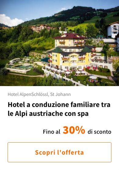 Hotel a conduzione familiare tra le Alpi austriache con spa