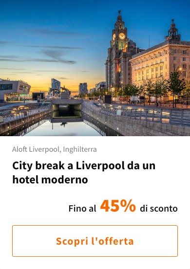City break a Liverpool da un hotel moderno