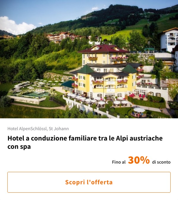 Hotel a conduzione familiare tra le Alpi austriache con spa