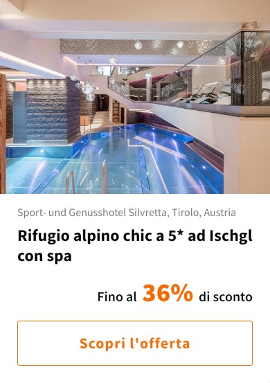Rifugio alpino chic a 5* ad Ischgl con spa