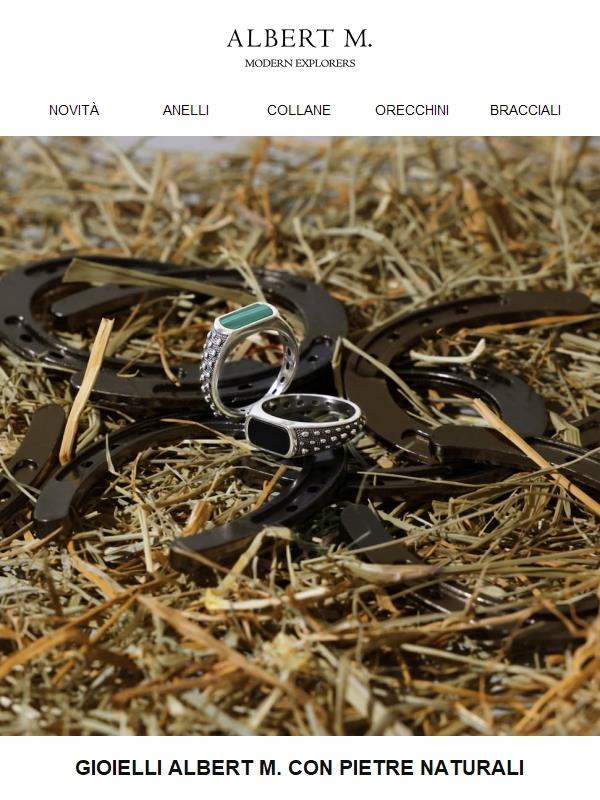 Gioielli Albert M. con Pietre Naturali 💍