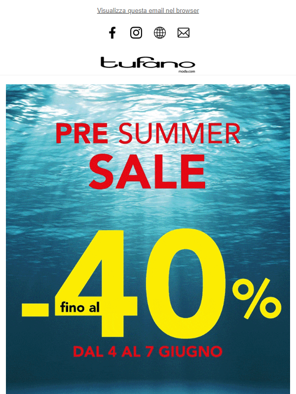 Pre Summer SALE 🌊 up to 40%