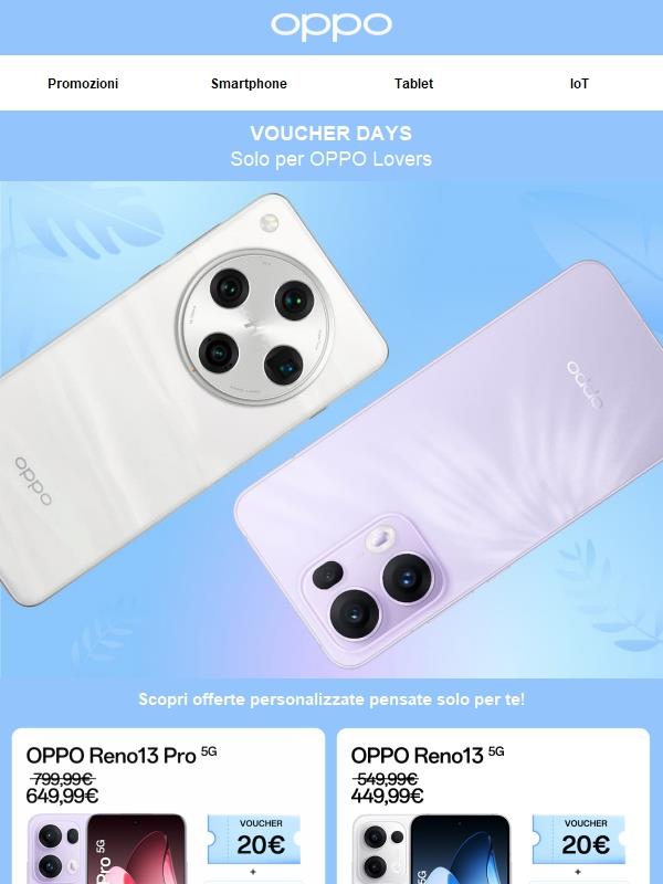 Le offerte che aspettavi sono finalmente qui!