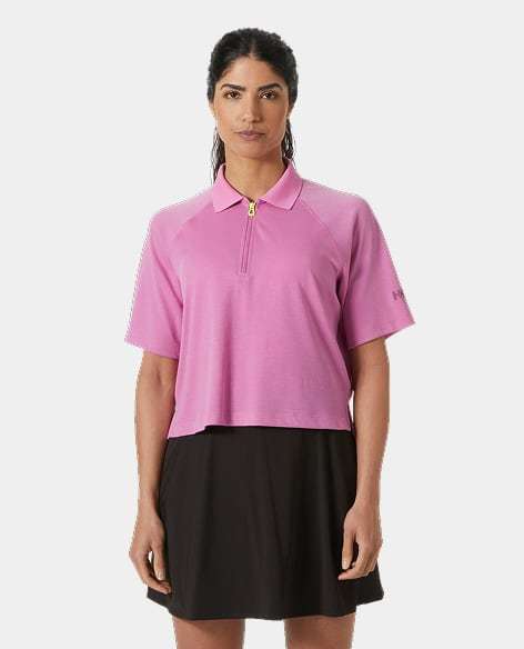 Women's Inshore Zip Crop Polo