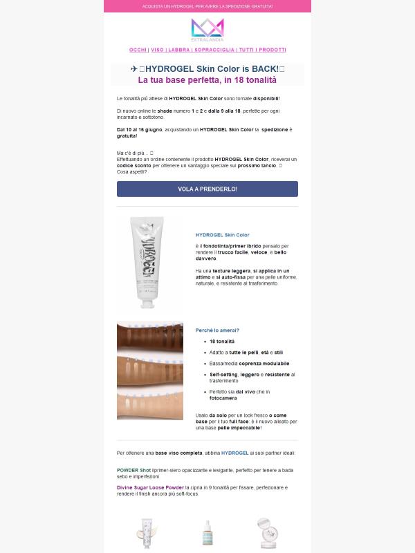 HYDROGEL IS BACK – Extralandia