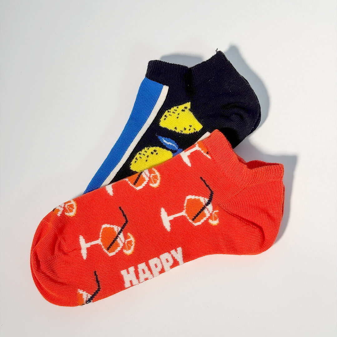 2-Pack Orange Spritz & Lemon Low Socks