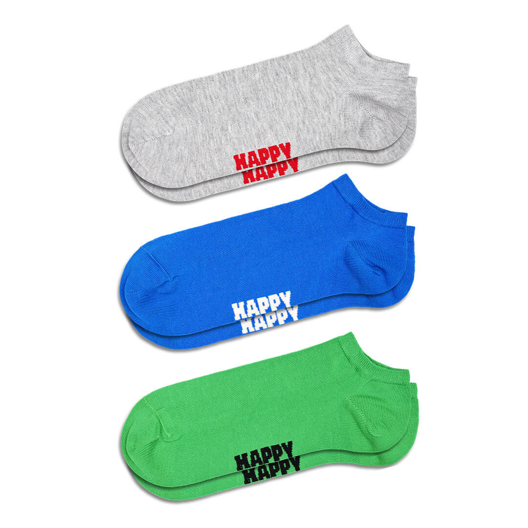 3-Pack Solid Low Socks
