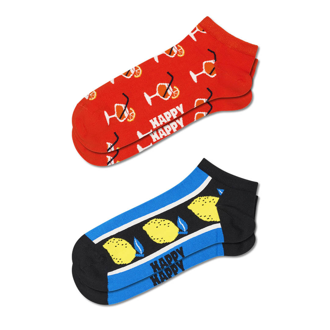 2-Pack Orange Spritz & Lemon Low Socks