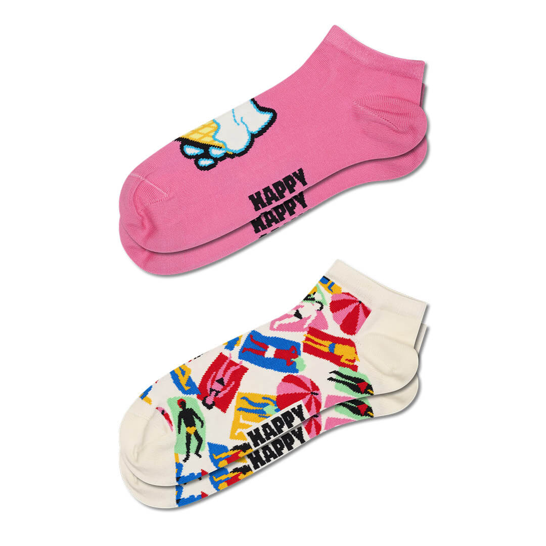2-Pack Ice Cream & Lazy Day Low Socks