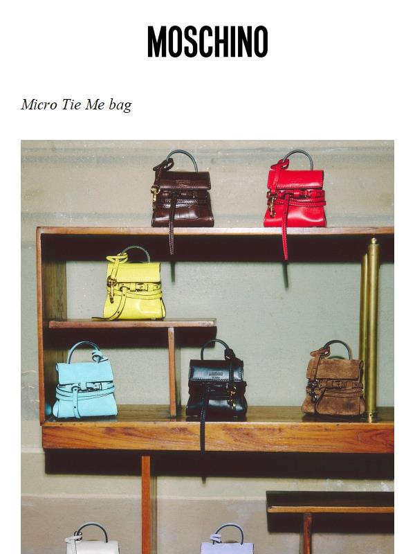 Tie Me bag in versione micro