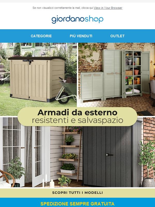 🧰 Ordine e praticità all’aperto!