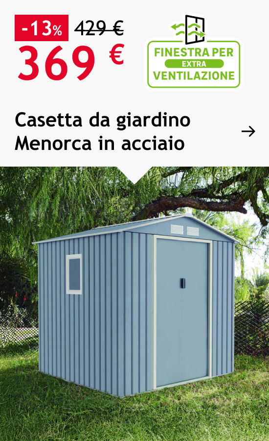 casetta giardino menorca €369