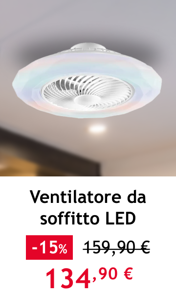 ventilatore da soffitto LED