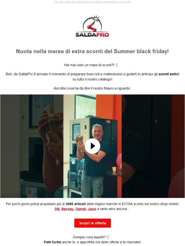 In partenza gli EXTRA sconti di SaldaPro!