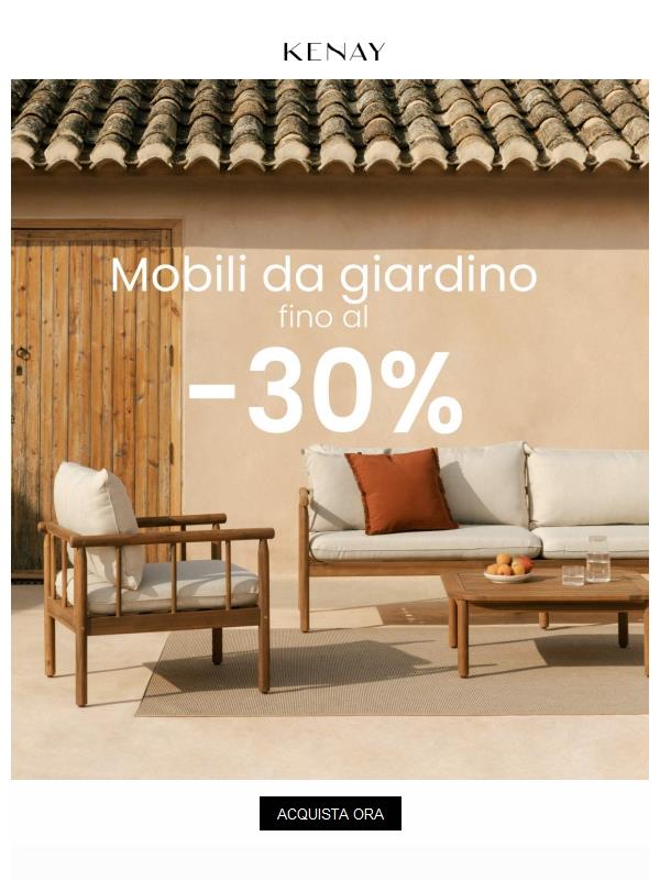 Arredi da giardino fino al -30% I Con spedizione veloce 🌿
