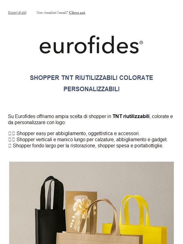 🛍️🌈 Shopper TNT per tutti!