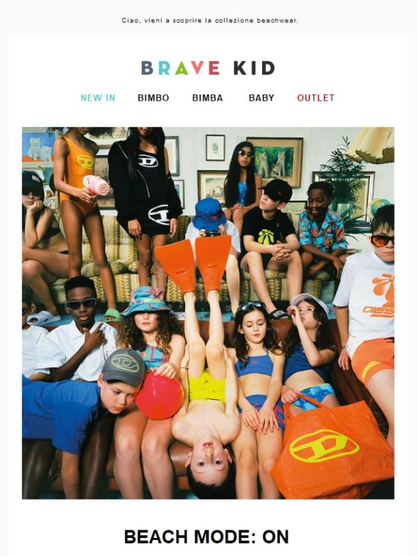 ☀️ Pronti per un'estate TOP con Diesel Kids Beachwear!