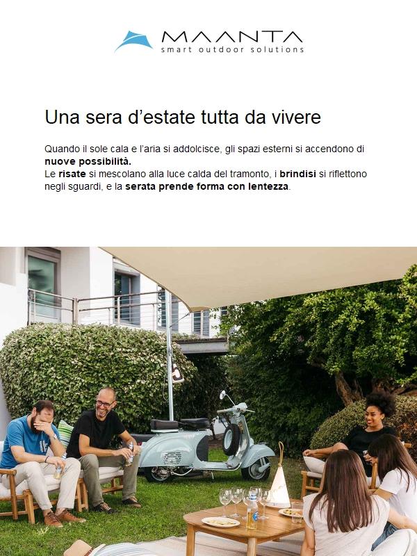 L’estate si vive fuori. Con le persone che ami.