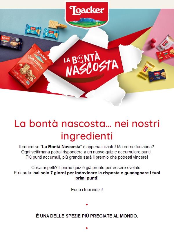 Concorso La Bontà Nascosta, è arrivato il primo quiz!