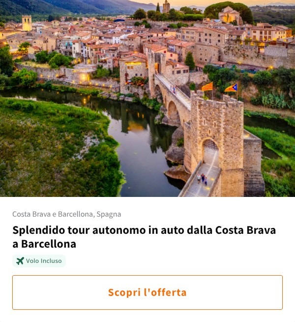 Splendido tour autonomo in auto dalla Costa Brava a Barcellona