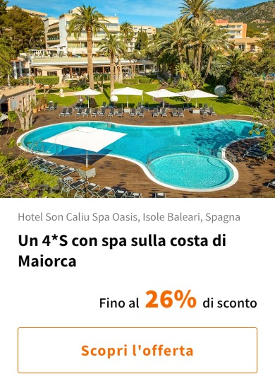 Un 4*S con spa sulla costa di Maiorca