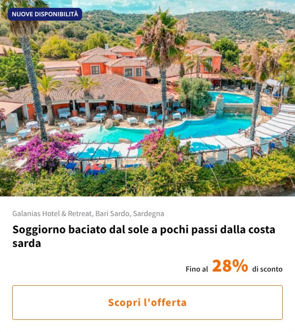 Soggiorno baciato dal sole a pochi passi dalla costa sarda