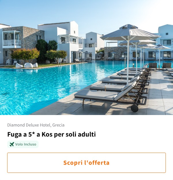 Fuga a 5* a Kos per soli adulti
