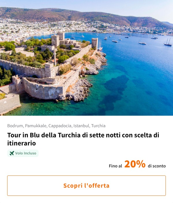 Tour in Blu della Turchia di sette notti con scelta di itinerario