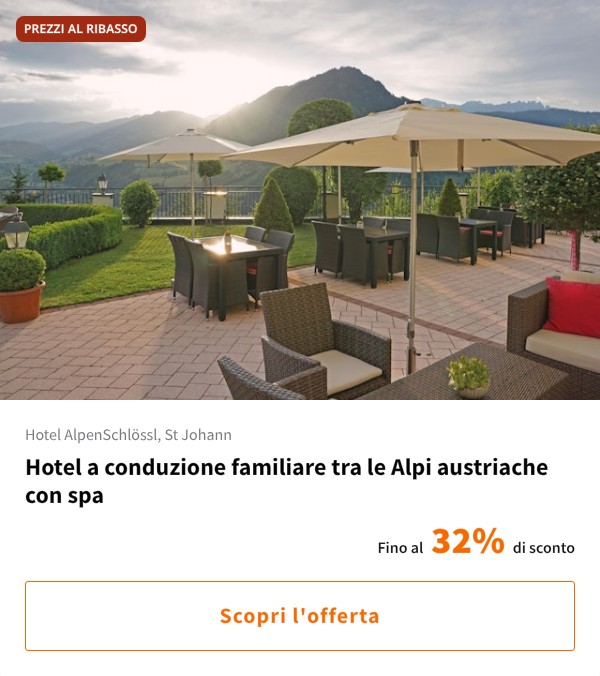 Hotel a conduzione familiare tra le Alpi austriache con spa
