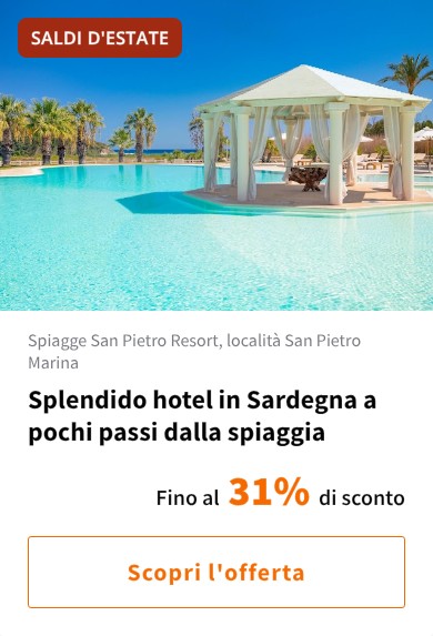 Splendido hotel in Sardegna a pochi passi dalla spiaggia