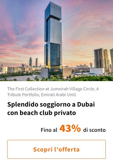 Splendido soggiorno a Dubai con beach club privato