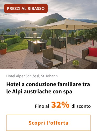 Hotel a conduzione familiare tra le Alpi austriache con spa