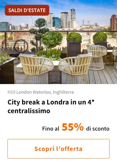 City break a Londra in un 4* centralissimo