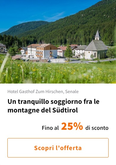 Un tranquillo soggiorno fra le montagne del Südtirol