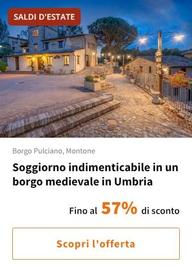 Soggiorno indimenticabile in un borgo medievale in Umbria