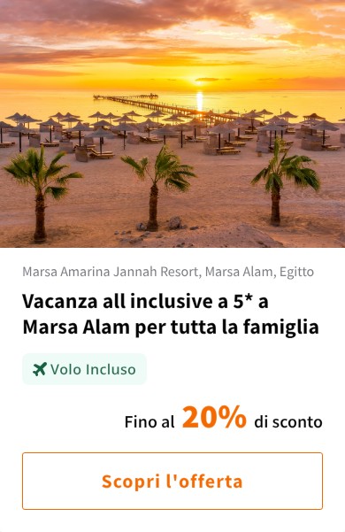 Vacanza all inclusive a 5* a Marsa Alam per tutta la famiglia