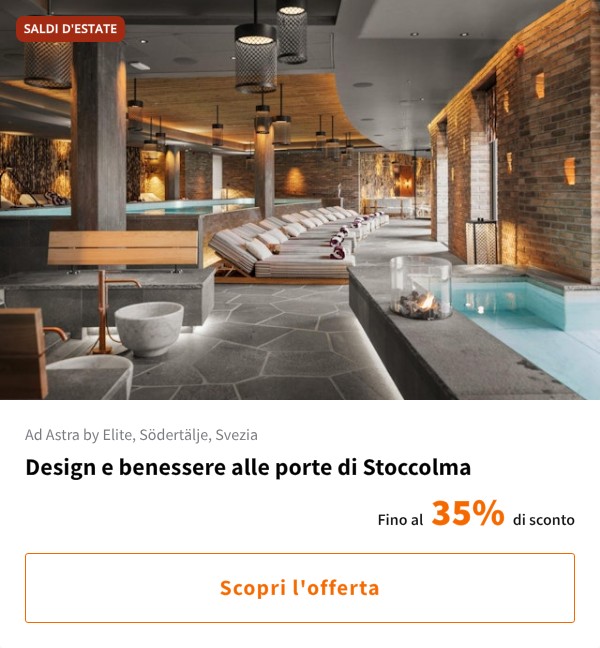 Design e benessere alle porte di Stoccolma