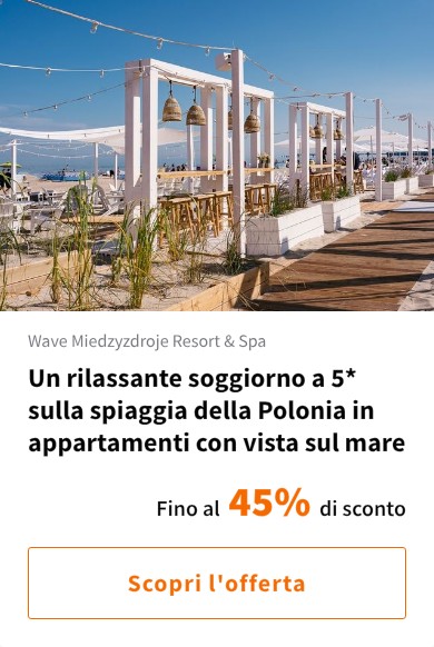 Un rilassante soggiorno a 5* sulla spiaggia della Polonia in appartamenti con vista sul mare