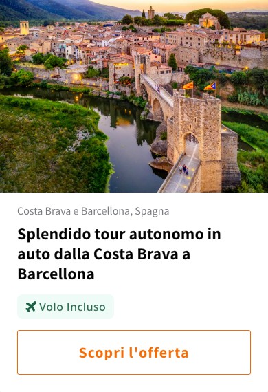 Splendido tour autonomo in auto dalla Costa Brava a Barcellona