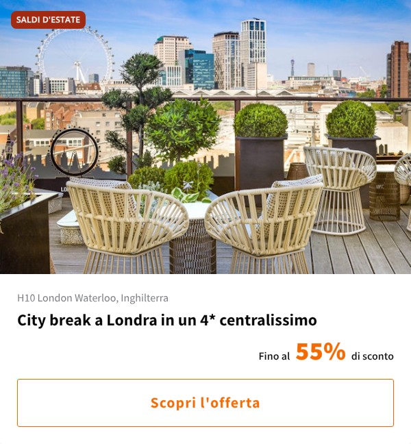 City break a Londra in un 4* centralissimo