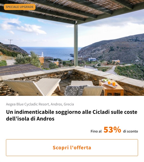 Un indimenticabile soggiorno alle Cicladi sulle coste dell’isola di Andros