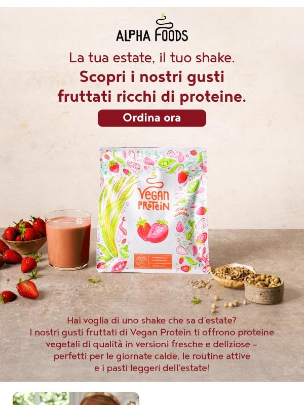 Hai voglia di freschezza? Questi shake proteici sanno d’estate ☀️